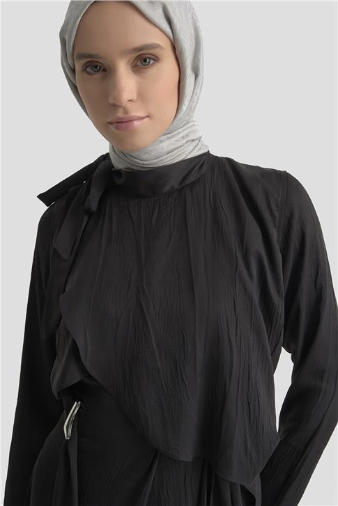 Armine Elbise 25KD1912 Siyah