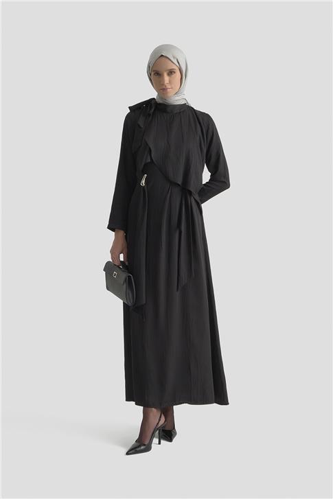 Armine Elbise 25KD1912 Siyah