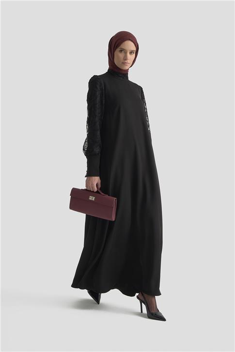 Armine Elbise 25KD1914 Siyah