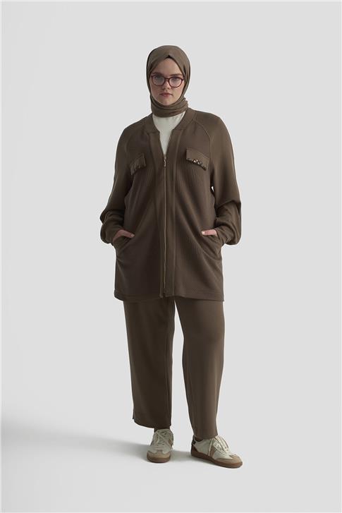 Armine Takım 25KD1922 Kahverengi