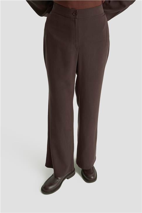 Armine Jakarlı Takım 25KD2102 Kahverengi