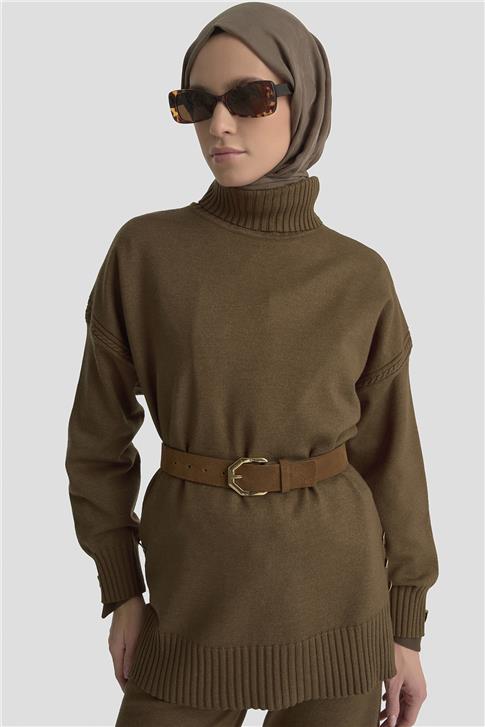 Armine Takım 25KD2302 Kahverengi