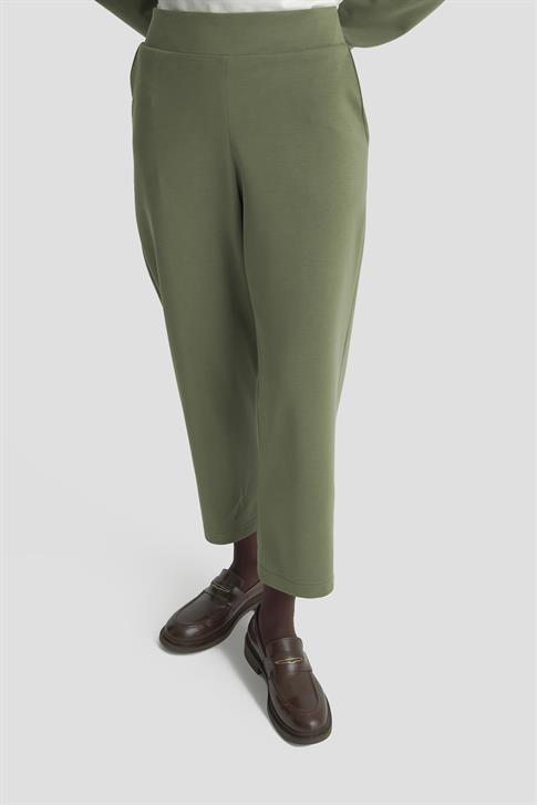 Armine Straight Örme Pantolon 25KT2626 Haki