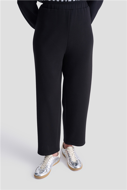 Armine Zebra Desenli Örme Takım 25KD2801 Siyah