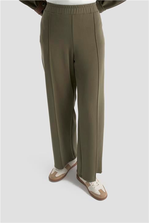 Armine Taş İşlemeli Örme Takım 25KD2804 Haki