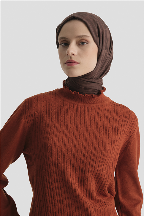 Armine Triko Kazak 25KD2901 Kiremit