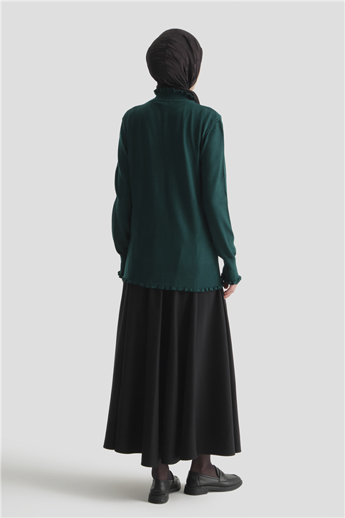 Armine Triko Kazak 25KD2901 Küf Yeşili