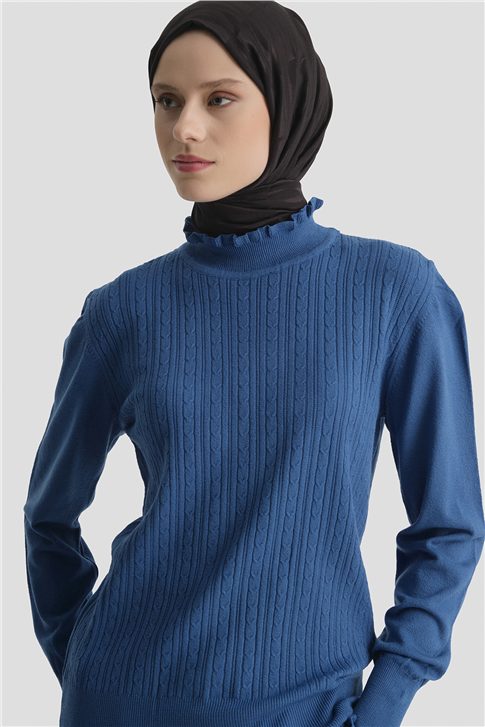 Armine Triko Kazak 25KD2901 Mavi