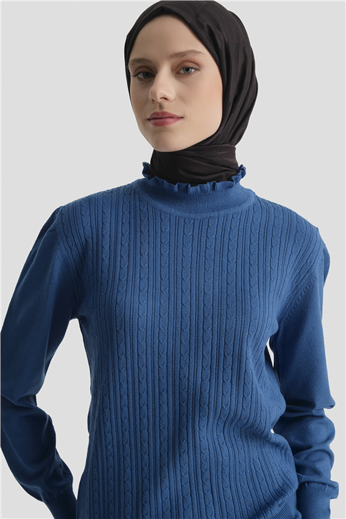 Armine Triko Kazak 25KD2901 Mavi