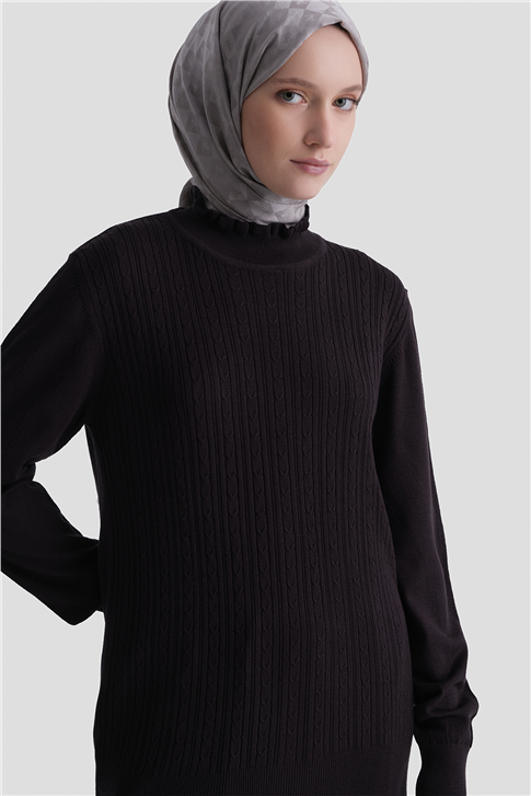 Armine Triko Kazak 25KD2901 Siyah