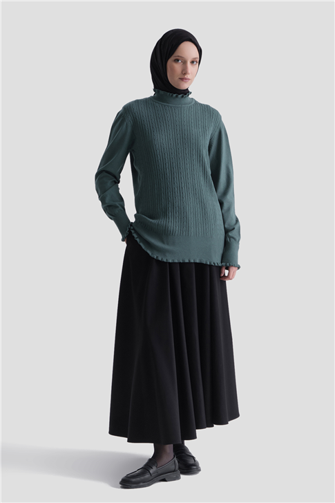 Armine Triko Kazak 25KD2901 Yeşil