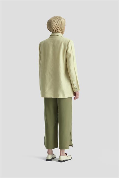 Armine Tencel Palazzo Pantolon 25KD4002 Haki