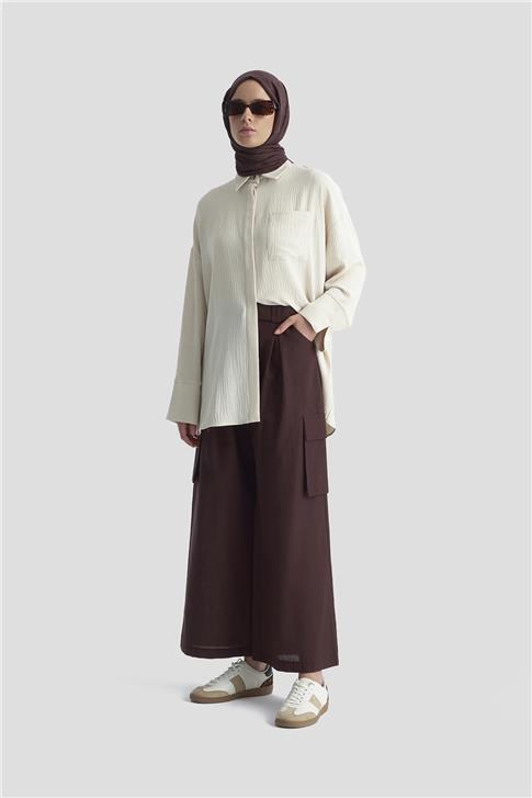 Armine Cepli Basic Gömlek 25KD4003 Kum