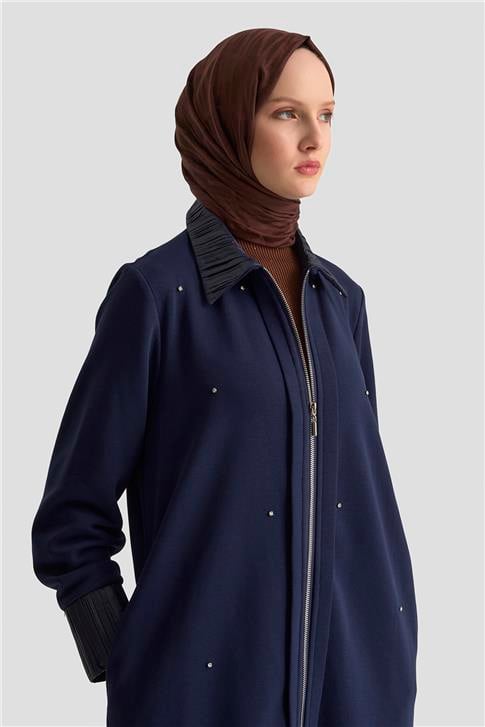 Armine Taşlı Örme Kap 25KD4030 İndigo