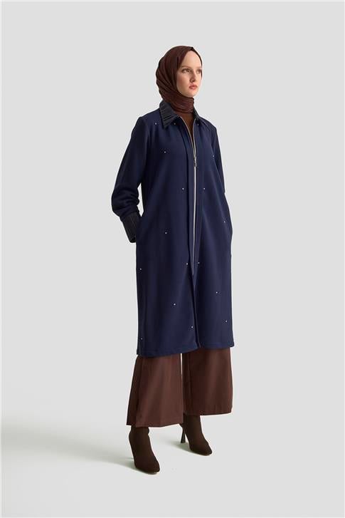 Armine Taşlı Örme Kap 25KD4030 İndigo