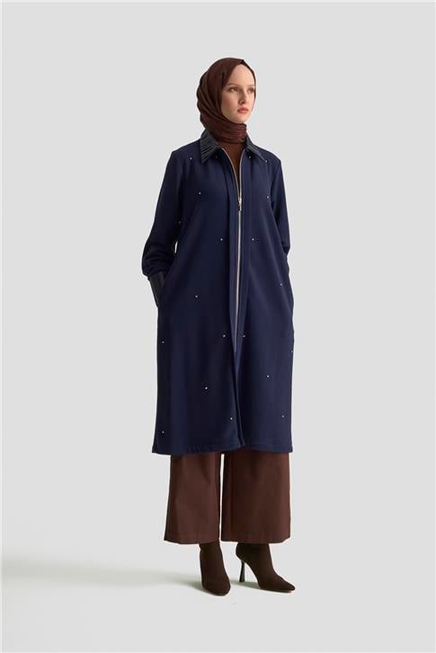 Armine Taşlı Örme Kap 25KD4030 İndigo