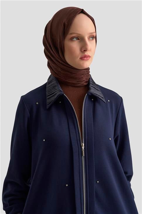 Armine Taşlı Örme Kap 25KD4030 İndigo