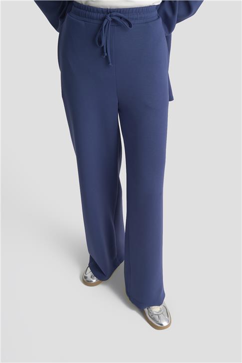 Armine Beli Lastikli Palazzo Pantolon 25KD4039 Lacivert
