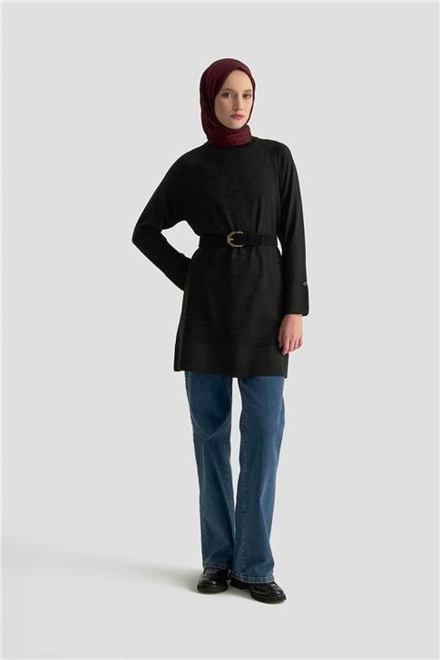 Armine Trend Triko Tunik 25KTD4114 Siyah