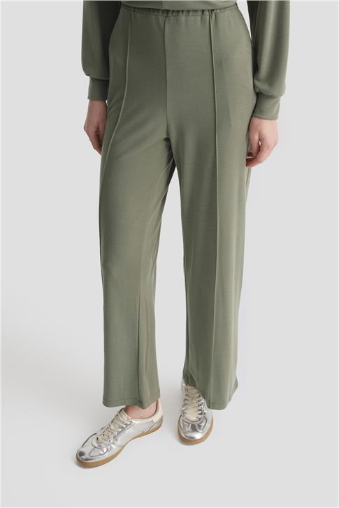 Armine Kapüşonlu Örme Rayon Takım 25KD4386 Haki