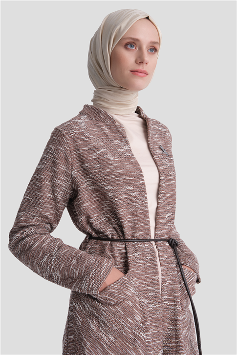 Armine Hırka 25K5005-1 Kahverengi 