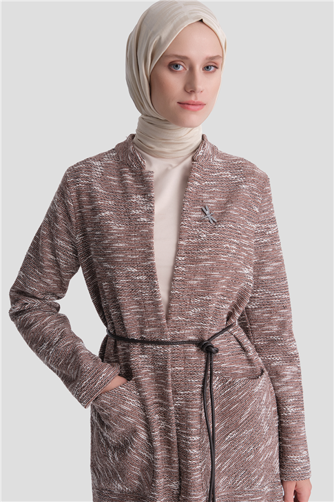 Armine Hırka 25K5005-1 Kahverengi 