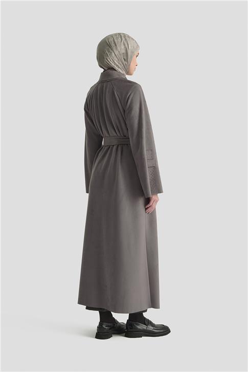 Armine Yapıştırma Detaylı Giy Çık 25K5015 Gri