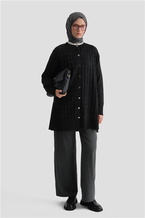 Armine Triko Hırka 25KD5093 Siyah