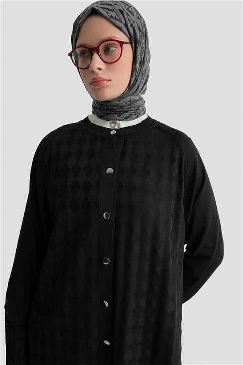 Armine Triko Hırka 25KD5093 Siyah