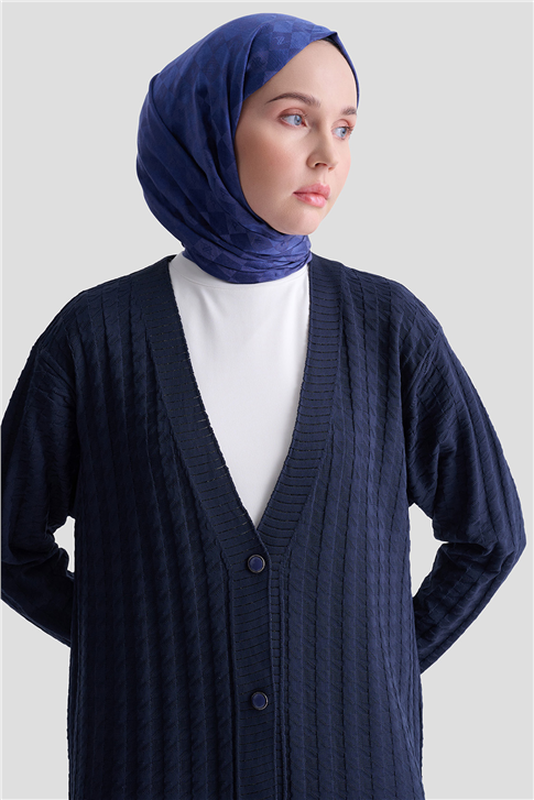 Triko Hırka 25KD5094 Lacivert