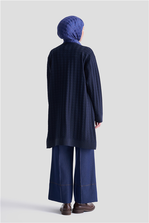 Triko Hırka 25KD5094 Lacivert