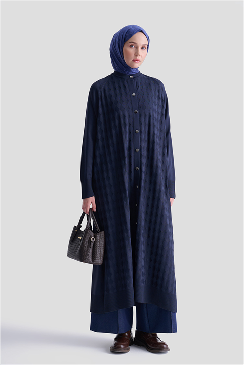 Triko Hırka 25KD5096 Lacivert