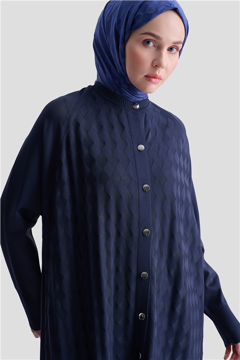 Triko Hırka 25KD5096 Lacivert