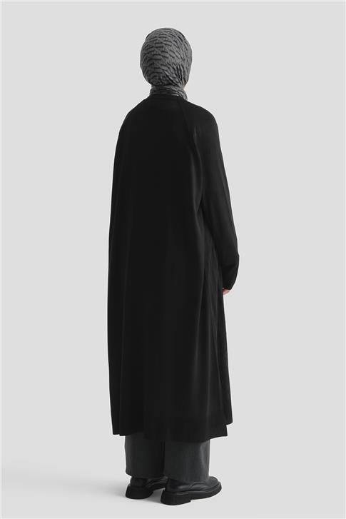 Triko Ceket 25KD5096 Siyah