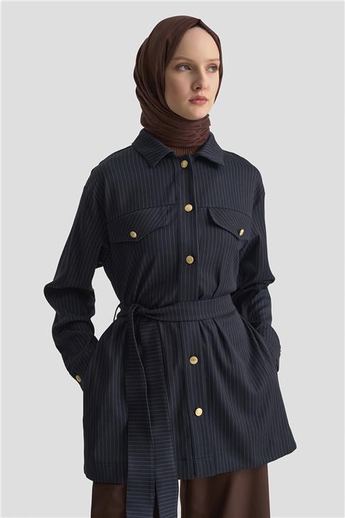 Armine Trend Ceket 25KT511 LACİVERT