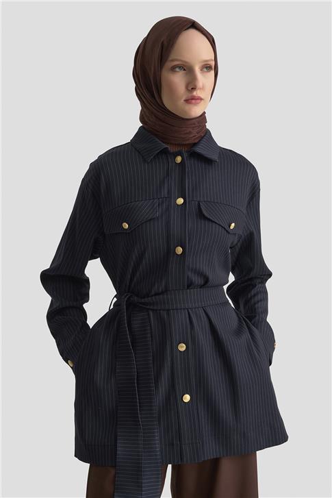 Armine Trend Ceket 25KT511 LACİVERT