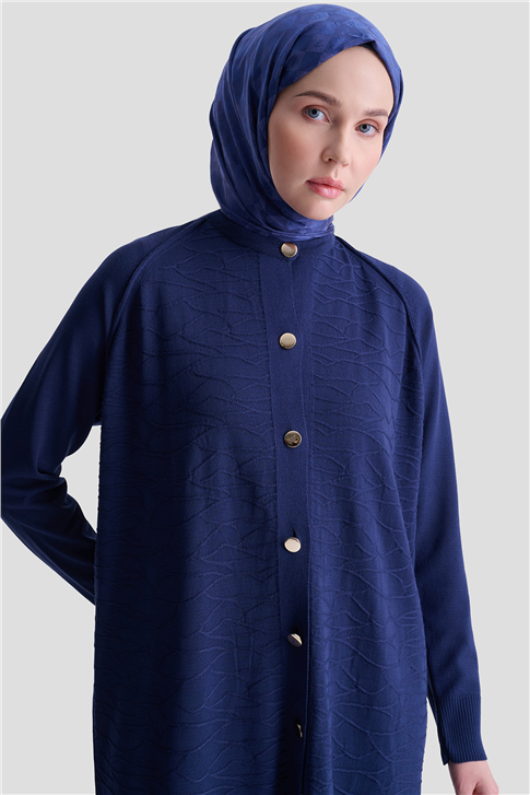 Armine Triko Hırka 25KD5306 Lacivert
