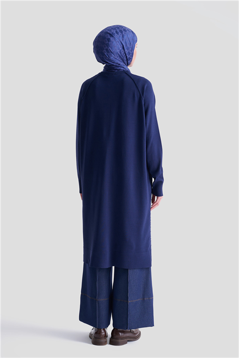 Armine Triko Hırka 25KD5306 Lacivert