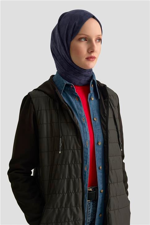 Armine Kapitone Giyçık 25KT543 Siyah