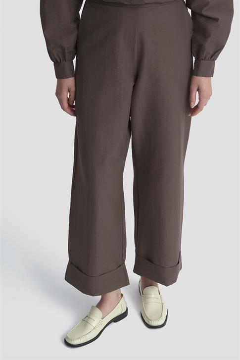 Armine Pileli Pantolonlu Takım 25K6101 Kakao