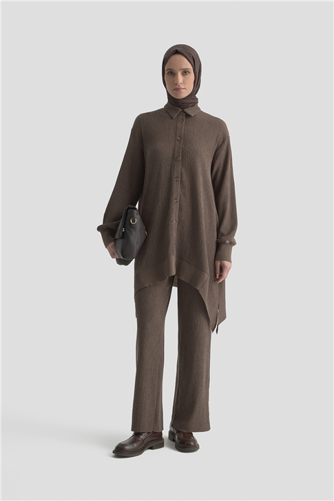 Armine Trend Takım 25KT6103 Kahverengi