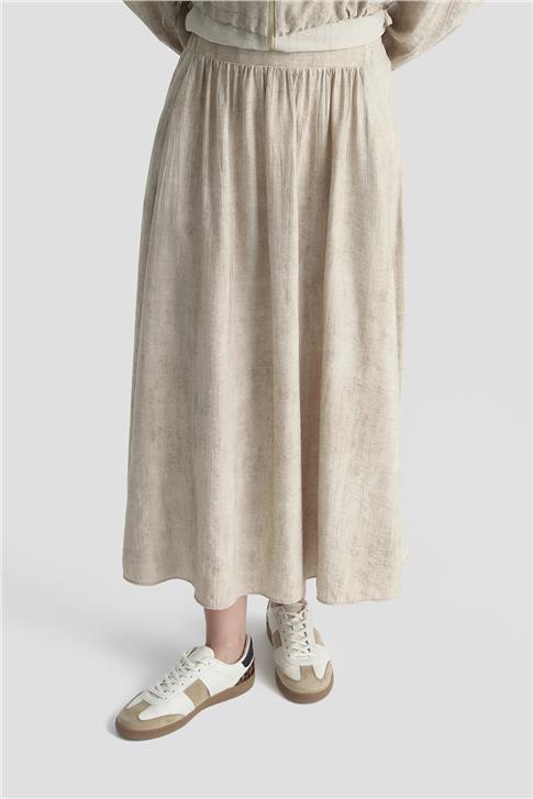 Armine Efekt Kumaşlı Ceketli Takım 25K6105 Vizon