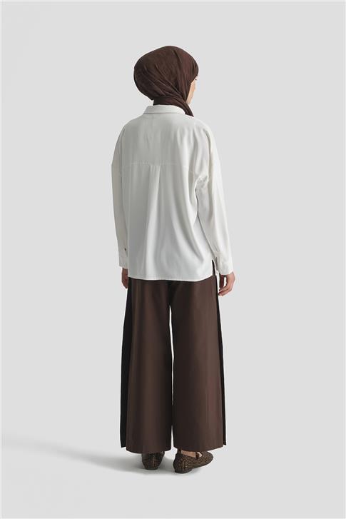 Armine Gömlek 25KD7001 Ekru