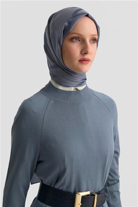 Armine Elbise 25KD7002 İndigo