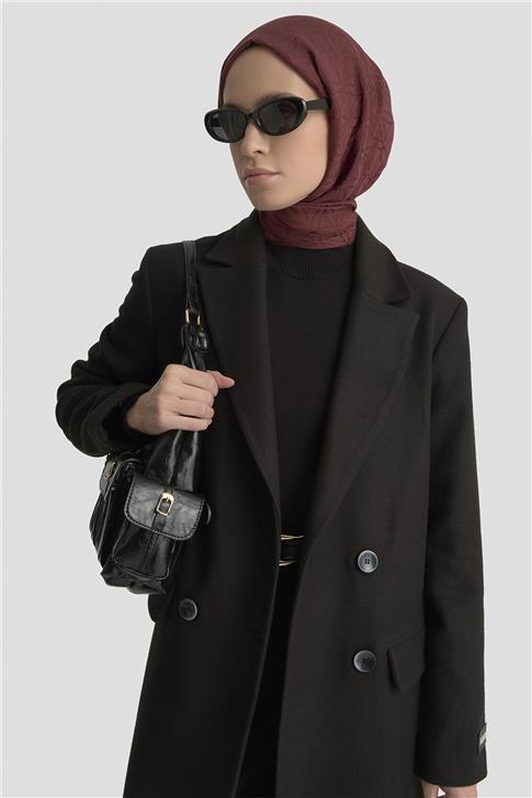 Armine Kaşe Kaban 25K7026 Siyah