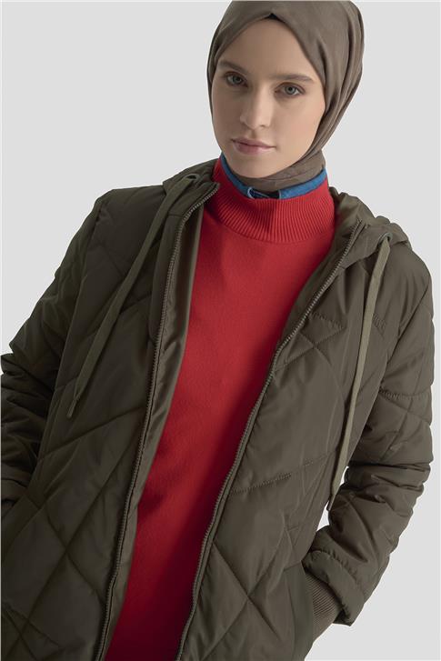 Armine Kapitone Kaban 25KT703 Haki