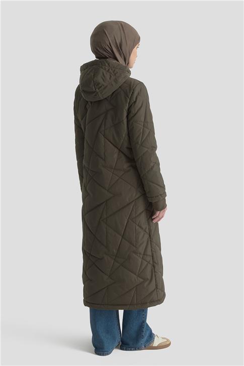 Armine Kapitone Kaban 25KT703 Haki