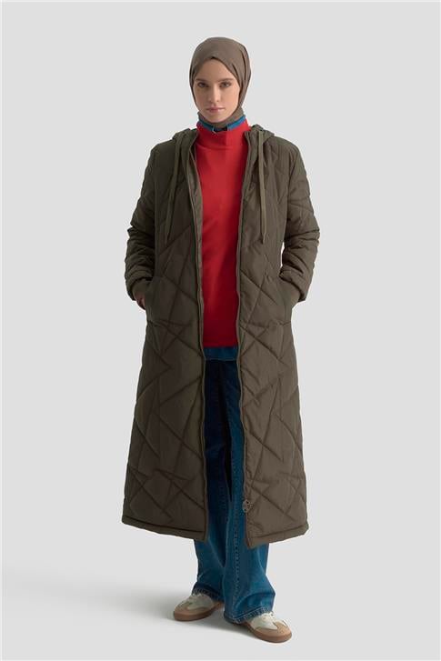 Armine Kapitone Kaban 25KT703 Haki