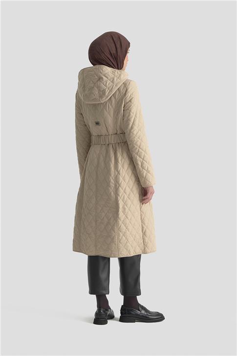 Armine Kemerli Kapitone Kaban 25KT706 Bej