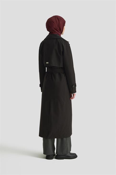 Armine Trençkot 25KT715 Siyah